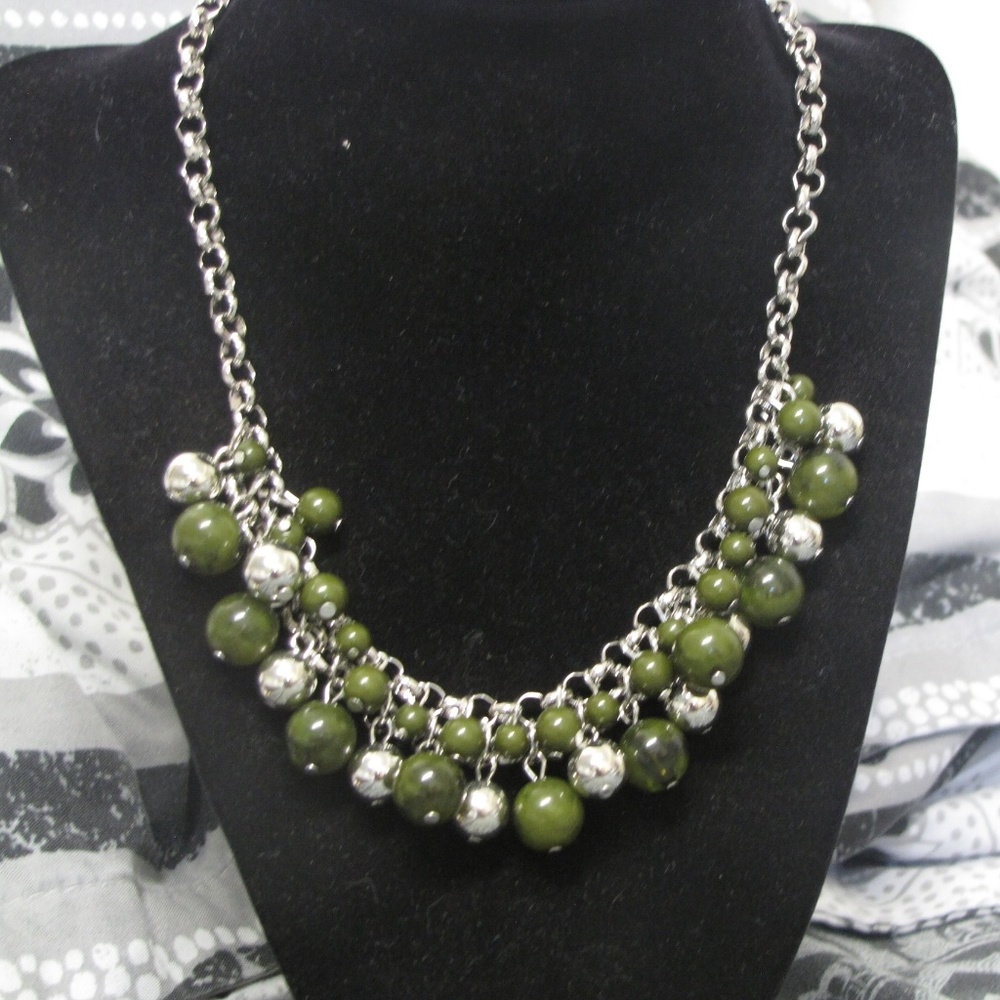 Green Beads Necklace